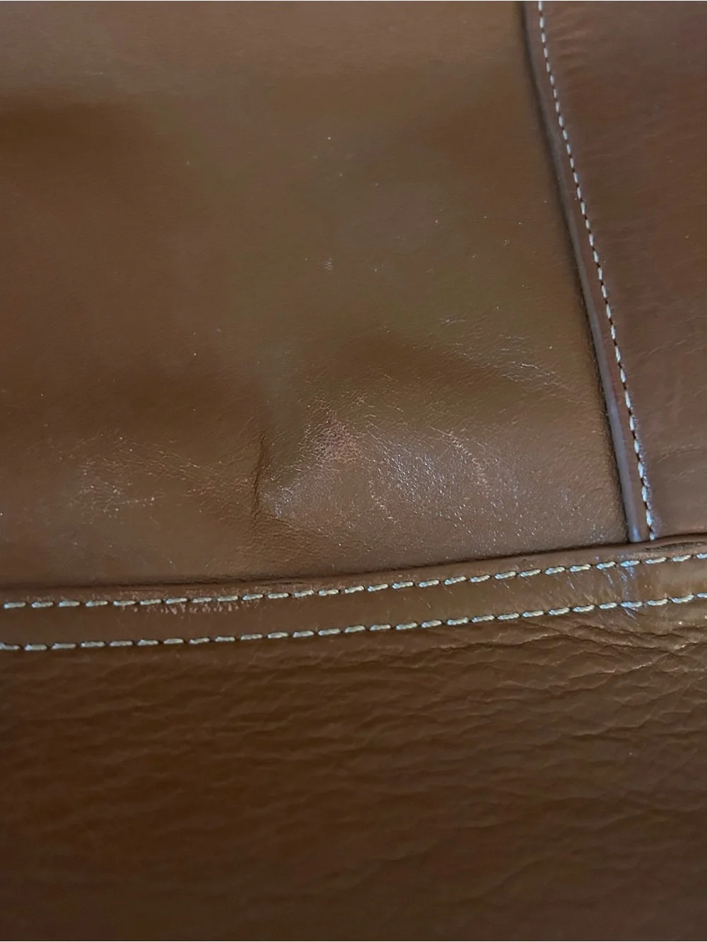 J. Crew Medium Montauk Leather Tote Bag in Rich Oak - Picture 9 of 16